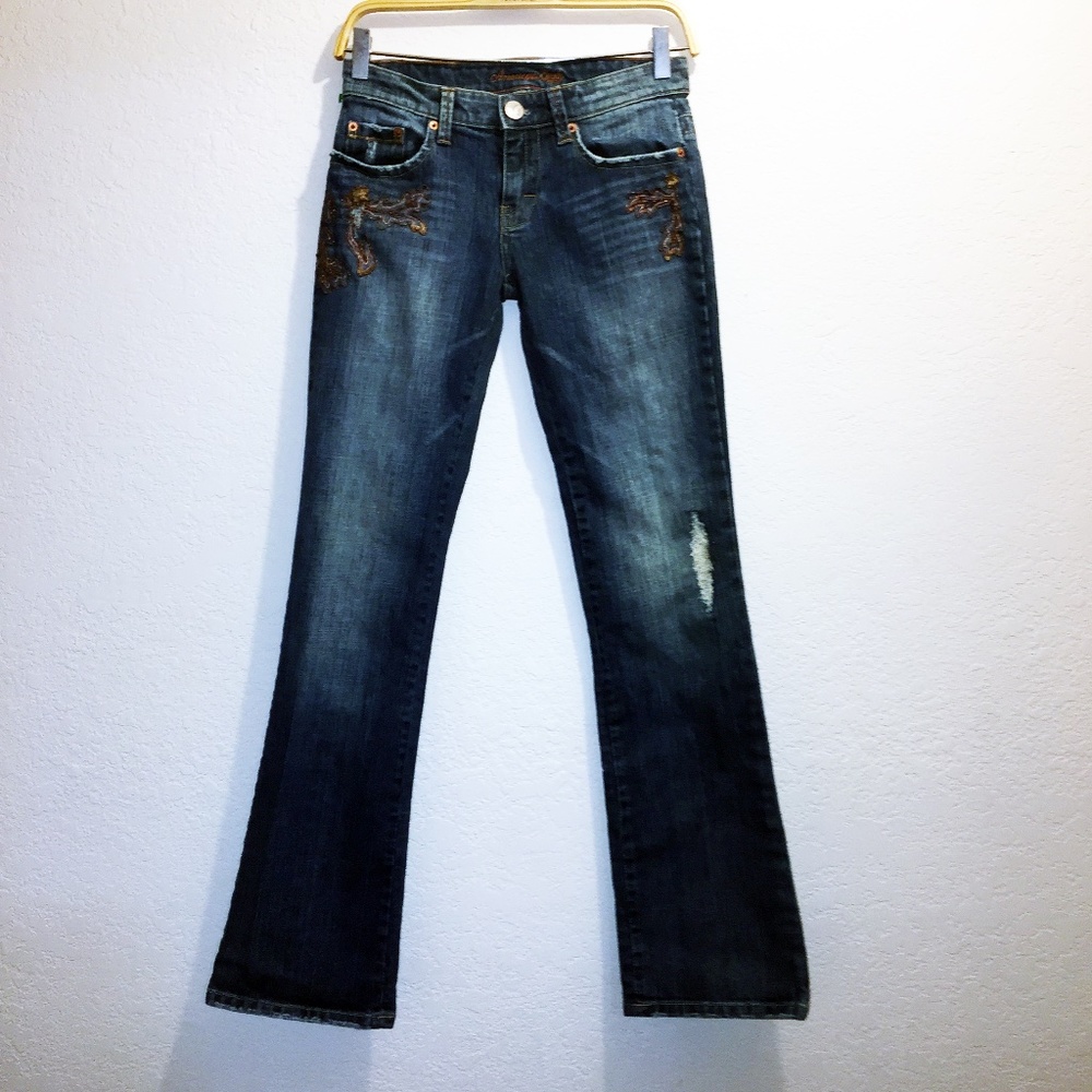 American Eagle Outfitters Jeans with Bling.SZ 0